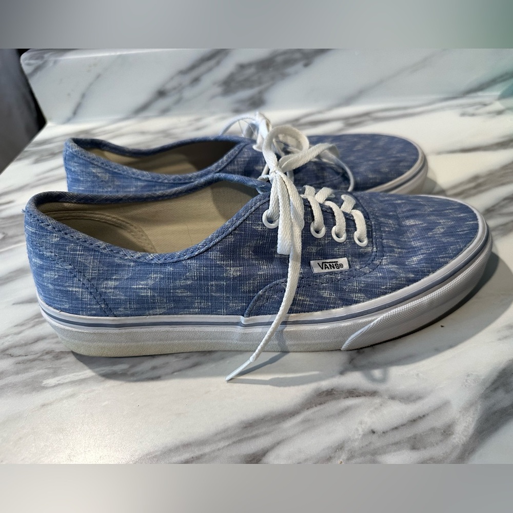 Vans Coral Denim Low Skate Shoes